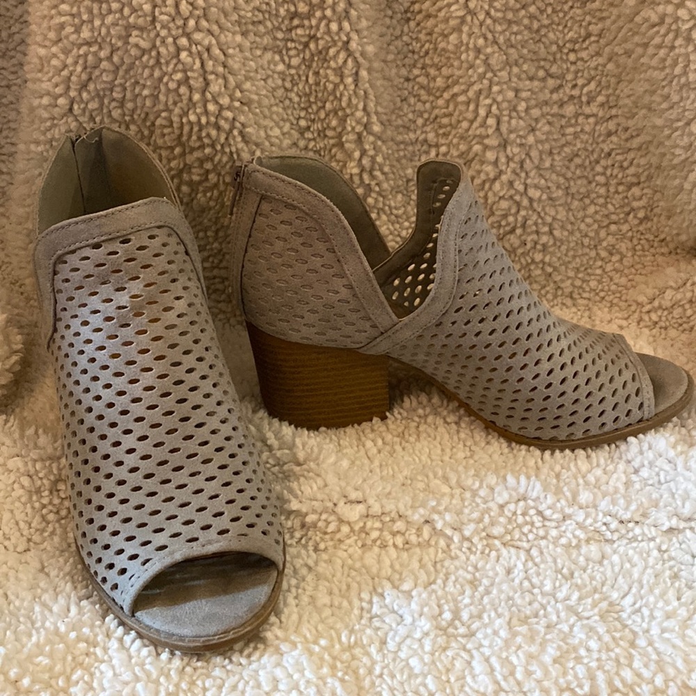 Grey booties
